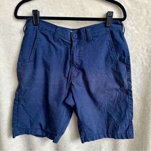 Dickies Temp IQ Shorts Mens‎ Size 32 Blue Stretch Side Pocket Flat Front Chino